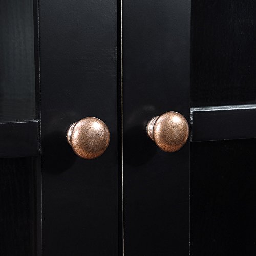 Convenience Concepts Big Sur Highboy Tv Stand With Storage Cabinets, Black #TOP6