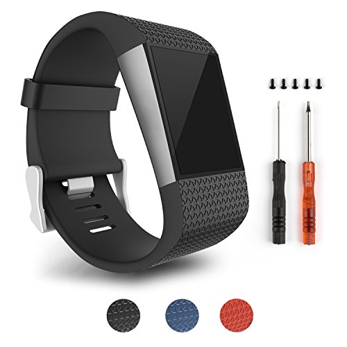 ToPoPo for Fitbit Surge, Replacement Strap Bands for Fitbit Surge Watch Fitness Tracker