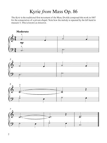 A First Book of Dvorák: For the Beginning Pianist with Downloadable Mp3s