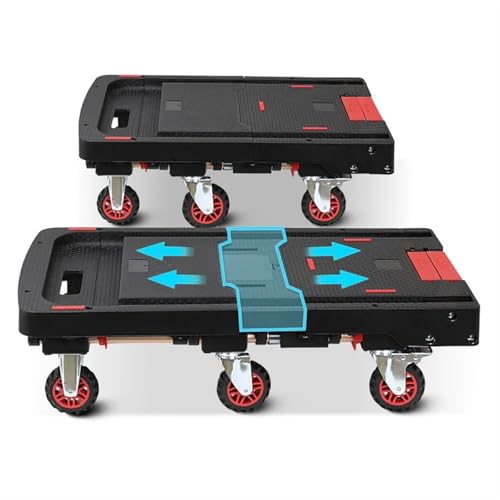 Carro plegable mano capacidad 135 kg para carga miniatura 4