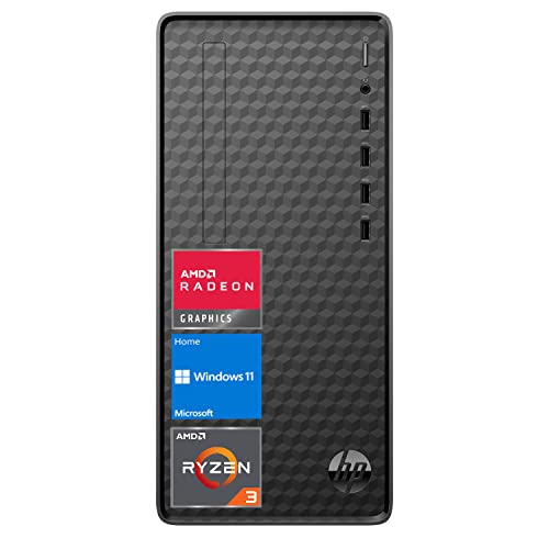 Image of HP Desktop Computer Business Tower PC, 13th Gen Intel 4-Core Processor, 32GB DDR4 RAM, 2TB PCIe SSD, USB WiFi Adapter, RJ-45, HDMI, VGA, Keyboard and Mouse, Windows 11 Home
