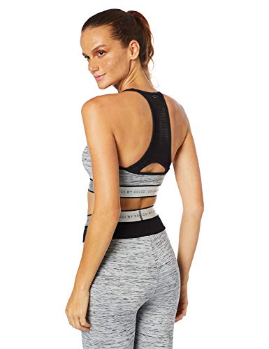 Top Detalhe em Tela, Colcci Fitness, Feminino, Preto/Cinza, G