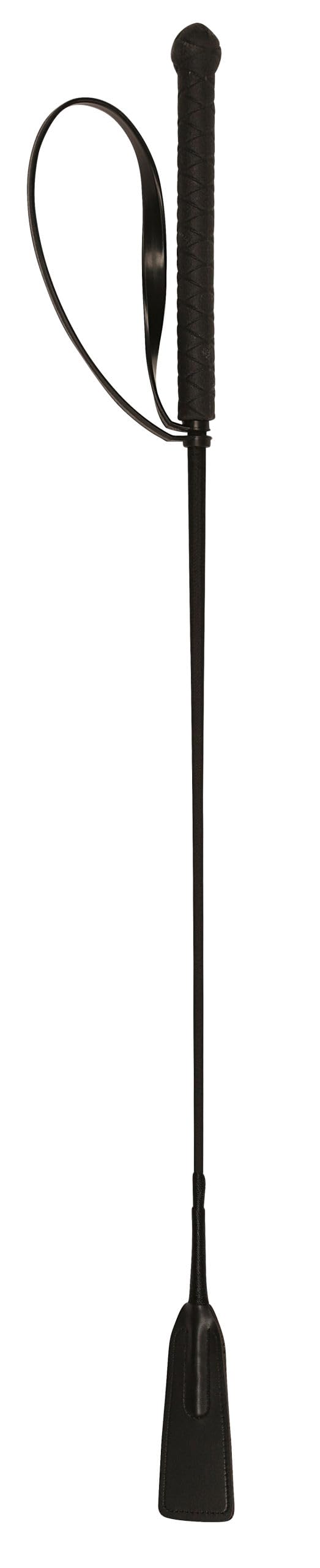 Fusta de equitación con matamoscas, Fibra de Vidrio, 65 cm, Kerbl 32364
