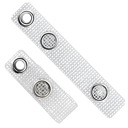 60 Pcs ID Badge Holder Straps Plastic ID Badge Straps with Snaps and Eyelets for Name Tag, Lanyard,...