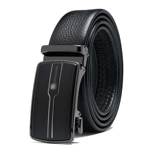 Automatic Buckle Men's Belt Men's Leather Belt Business Belt Men's Belt
