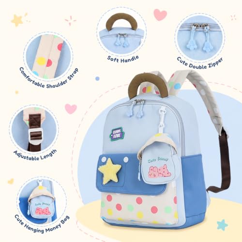 Image of PALAY Mini Toddler Bag for 2-5 Years Cute Cartoon Small Kids Bag with Small Pouch Lightweight Mini Toddler Backpack