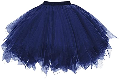 Gulbunda TüLlrock Damen Petticoat Schwarz TüTü MäDchen Weiß Tutu Roter Kinder Unterrock Kurz Rot Braun WeißEr,Geschenk für Damen/Mädchen (M, Color31) Cover