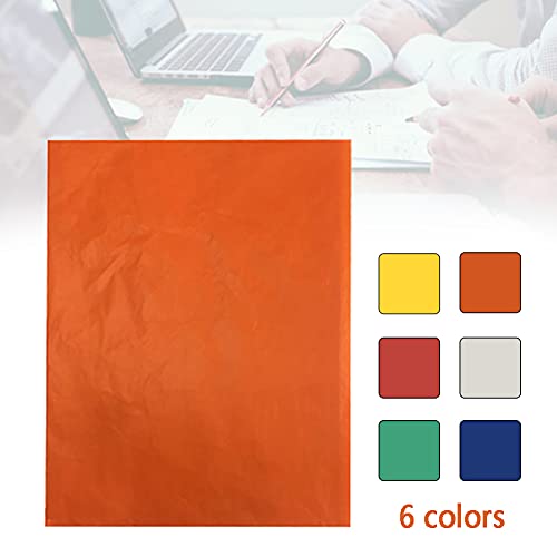Lot de 100 feuilles de papier carbone couleur A4, papier de transfert de carbone, 21 x 29,7 cm, pour tracer des motifs de dessin sur des projets en bois, toile (jaune) – vue 4
