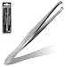 Solingen Stainless Steel Professional Slanted Tip Tweezers | Best Shaped for Eyebrows Extensions Chin Cheek Face Facial Hair | Made in Germany