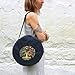 ARAW Shamanic Drum Bag with Celtic Tree of Life Design, Bodhran Case, Black Cordura with Shoulder Straps (18 Inches X 6 Inches)