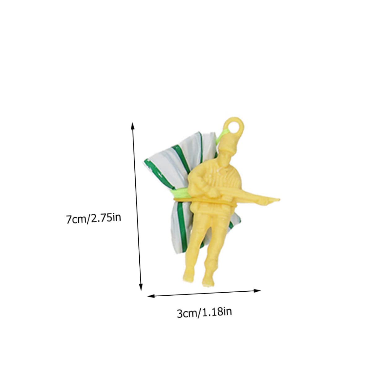 SUPVOX Soldier Parachute Toy 12pcs Parachute Soldiers for Boys and Girls Perfect for and