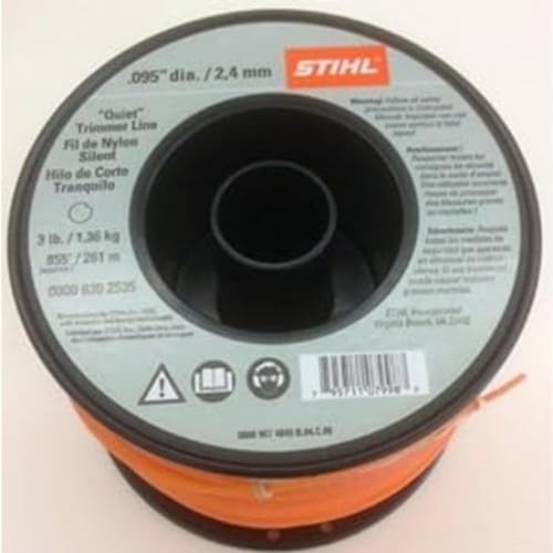 STIHL 0000 930 2535 Trimmer Line Round 2.4 mm x 253 m Orange