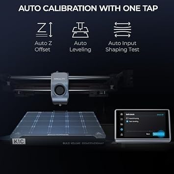 Creality K1C 600 mm/s سرعة الطباعة السريعة طابعة 3 D و Creality هايبر عالية السرعة جيش التحرير الشعبى الصينى خيوط الأحمر