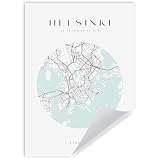 GP TONER Bilder Poster Helsinki Poster Geometrische Stil 
