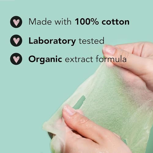 image for Celavi Cosmetics Celavi Essence Facial Sheet Face Mask Variety Set Cla