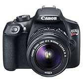 Canon EOS Rebel T6 Digital SLR Camera Kit with EF-S 18-55mm f/3.5-5.6 is II Lens, Built-in WiFi and NFC - Black (Renewed)