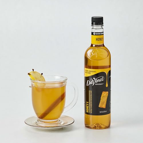 Image of DaVinci Gourmet Honey Syrup, 25.4 Fluid Ounces (Pack of 4)