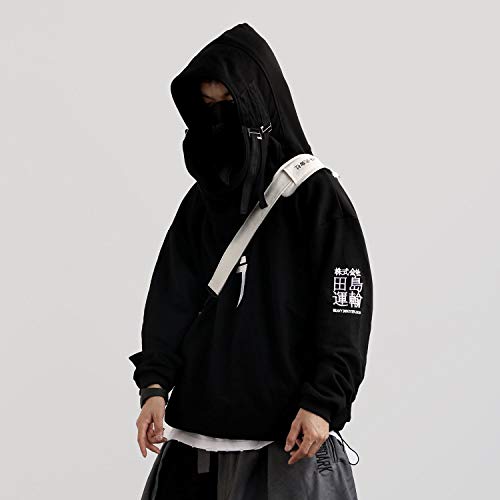 MFCT Men's Embroidered I-tech Sweatshirt with Funnel Hoodie4