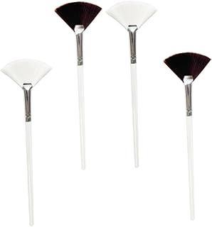 VALICLUD 4pcs Ergonomic Facial Mask Brush for...