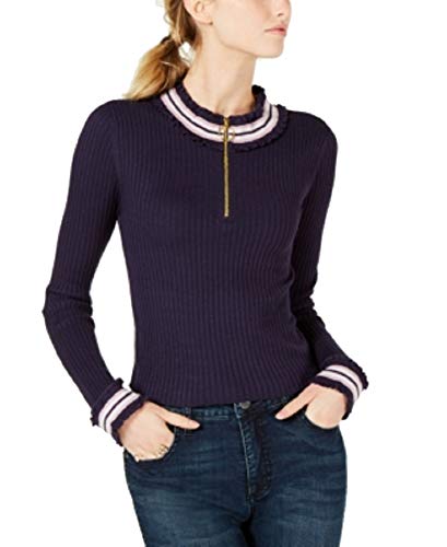 Planet Gold Juniors Ribbed Zip Up Sweater
