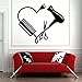 Produktbild Wandtattoos Friseursalon Fenster Friseur 88X74Cm