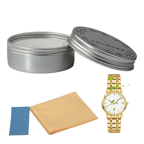 BommFu Crema abrillantadora para relojes | Crema de reparación de arañazos para relojes | Crema abrillantadora de relojes para eliminar arañazos | Pulido protector de larga duración para pulseras y