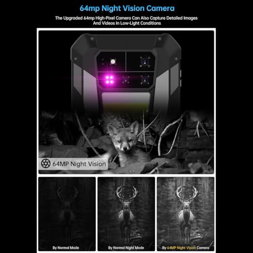 Image of Unihertz Tank 4 Pro 5G Rugged: 100 Lumens DLP HD Projector: 6.73 inch FHD+: 16Gb + 512Gb: 50MP + 64MP Night Vision Camera: Large 11600mAh Battery: IR Blaster Remote