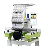 FUJA Embroidery Machine with 15 Needles, 1200 SPM...