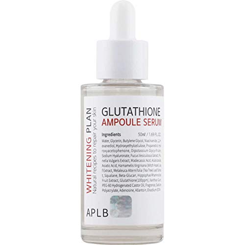 APLB Glutathione Ampoule Serum 1.69 FL.OZ/Balance Skin tone, Brightening, Improve Elasticity, Long lasting