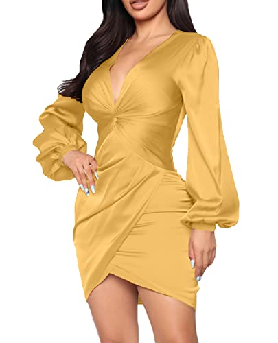 Womens Sexy Ruffle Elegant Bridesmaid Formal Evening Dress Elegant Curvy Wedding Guest Midi Dress