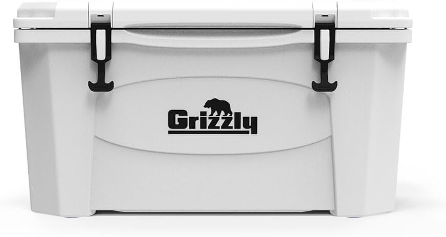Grizzly 45 Cooler , 45 qt Ice Chest Durable Rotomolded Insulated