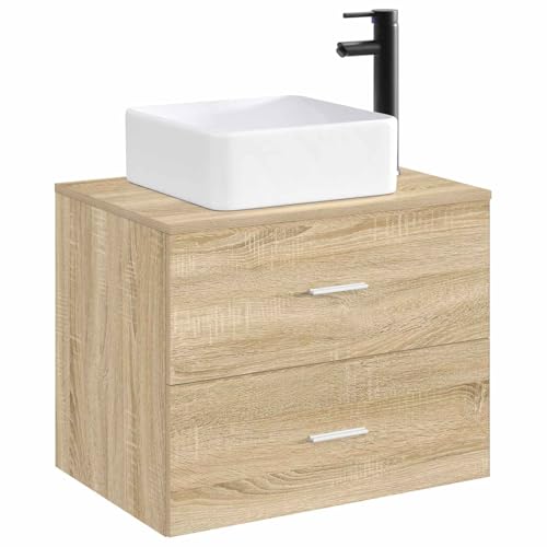 Lavabo de baño negro mate antihuellas con grifo para evitar salpicaduras 4