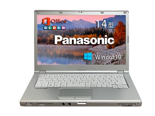 【整備済み品】 パナソニック Note Book Let's note CF-LX4 MS Office H&B 2019/Win 10Pro高性能第5世代Core i5 メモリ 8GB SSD 256GB 14インチHD NidiraのWiFi Blue