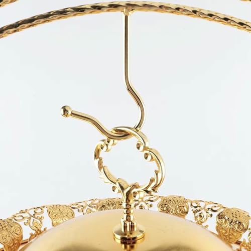 Juego De Calentador De Buffet Chafing Dish, Calentador De Buffet Redondo De Lujo con Tapa Y Gancho para Tapa para Fiestas, Bodas Y Eventos.