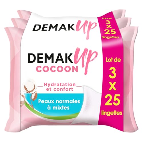 Demak'Up Cocoon - Lingettes à démaquiller -...