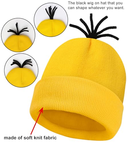 5 PCS Halloween Costume for Kids Girls,Goggles/Beanie/Tutu Skirt/Suspenders/Gloves Halloween Costume Accessories4