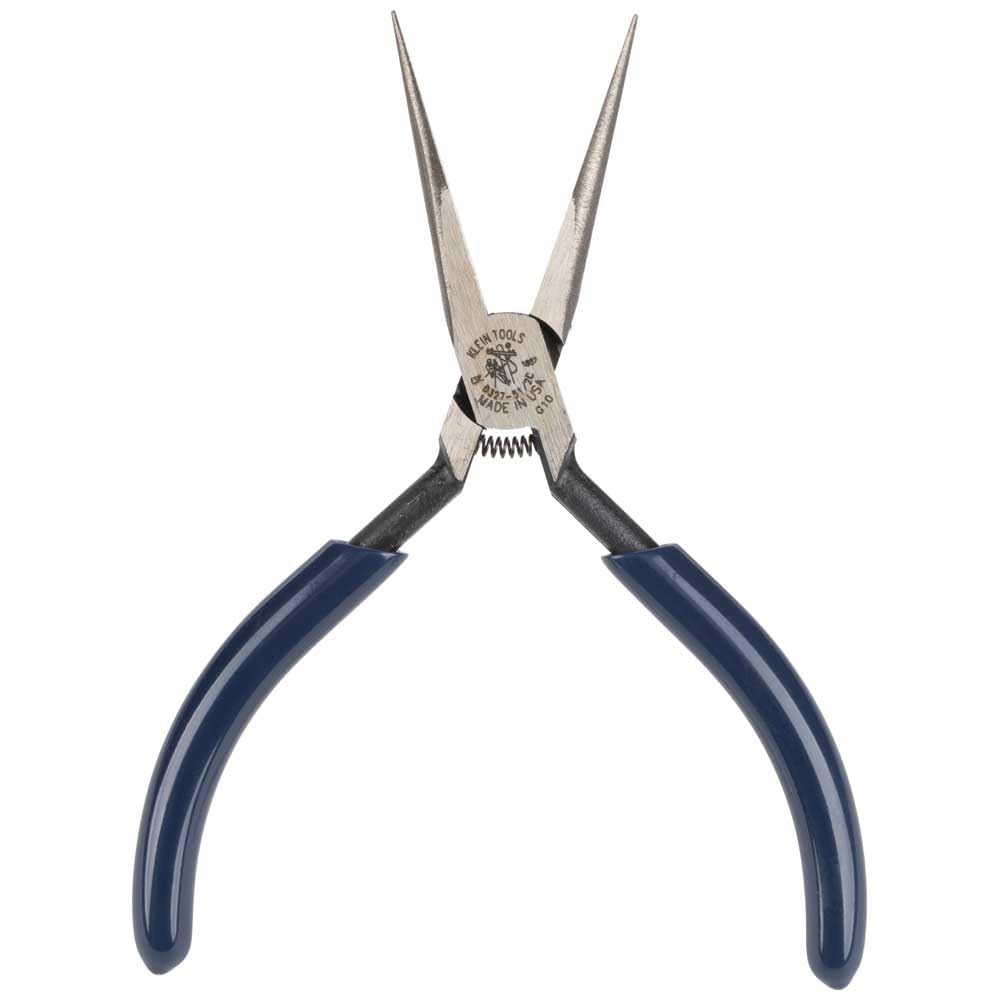 Klein Tools Long-Nose Pliers, Slim, 1/16-Inch Point Diameter, 5-Inch D327-51/2C, Dark Blue - Image 2