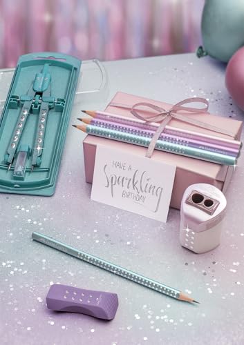 Lápices de grafito Faber-Castell Sparkle Triangular B pack 3 miniatura 4