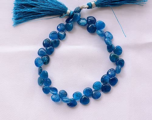 Apatite Néon perles cœurs véritables pour remplacer les fausses pierres ternes