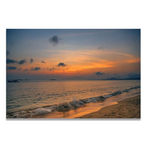 Cuadro en lienzo de playa 20x30cm para decorar la pared del hogar sin marco