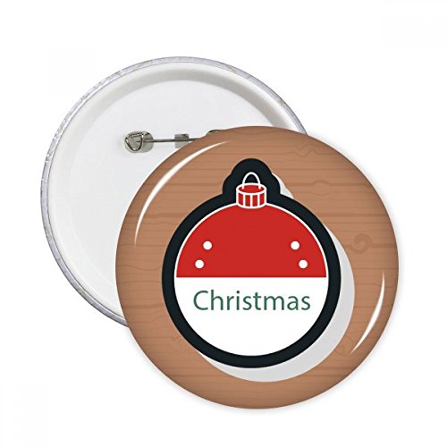 Badge Noël pins bouton pour personnaliser un vêtement triste lot 5 icônes multicolores