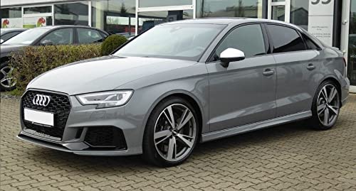 HUANGLDGS Auto Seitenschweller Für Audi A3 Sedan 2016-2020 - 2 Meter Schwarz-Rot