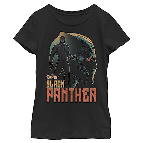 T-shirt Wakanda Marvel noir haut fille L coton facile à laver