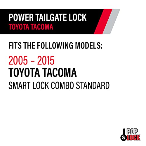 Pop & Lock Pl8550 Black Power Tailgate Lock For Toyota Tacoma (Smart Lock Combo) #TOP4