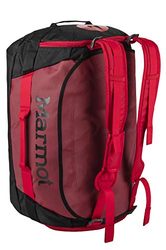 Marmot Long Hauler Medium Travel Duffel Bag, 3050ci (50 Liter), Brick/Black