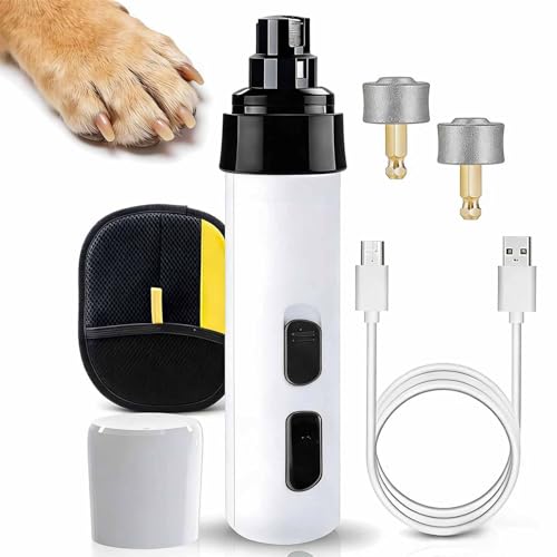 Le PawExpert - Tondeuse Silencieuse Pro, Silencieuse & faibles vibrations & 2 vitesses réglables pour une coupe plus contrôlée, PawExpert les soins des pattes à domicile pour tous les chien