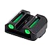 TRUGLO Fiber-Optic Handgun Night Sight | Compact Durable Snag-Resistant High-Visibility Red Front & Green Rear Sight, Compatible with Glock High Handguns
