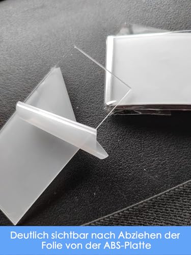 15 Stück Namensschilder FüR Kleidung Magnete, Namensschilder mit Starkem Magnet Namensschild Magnetisch Transparent Silber, Karteneinsatz Montiert Wiederverwendbar Und Stilvolle Namensschild