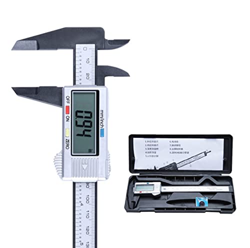 FMBK666 150mm Digitaler Messschieber,Plastik Schieblehre Cover