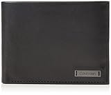 Calvin Klein - Smooth W Plaque 10 CC Coin Pass, Monederos Hombre, Negro (Black), 0.1x0.1x0.1 cm (B x H T)